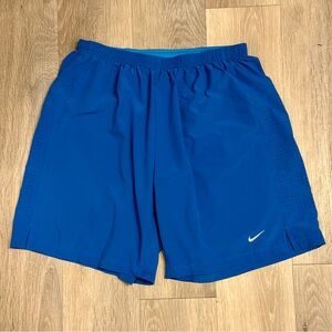 Nike Men's ProCombat Blue Shorts w/ Liner (Large)
